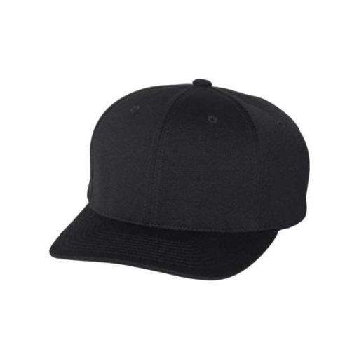 Fitted Cardinals Hat in Black, front view